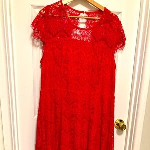 Lane Bryant red dress